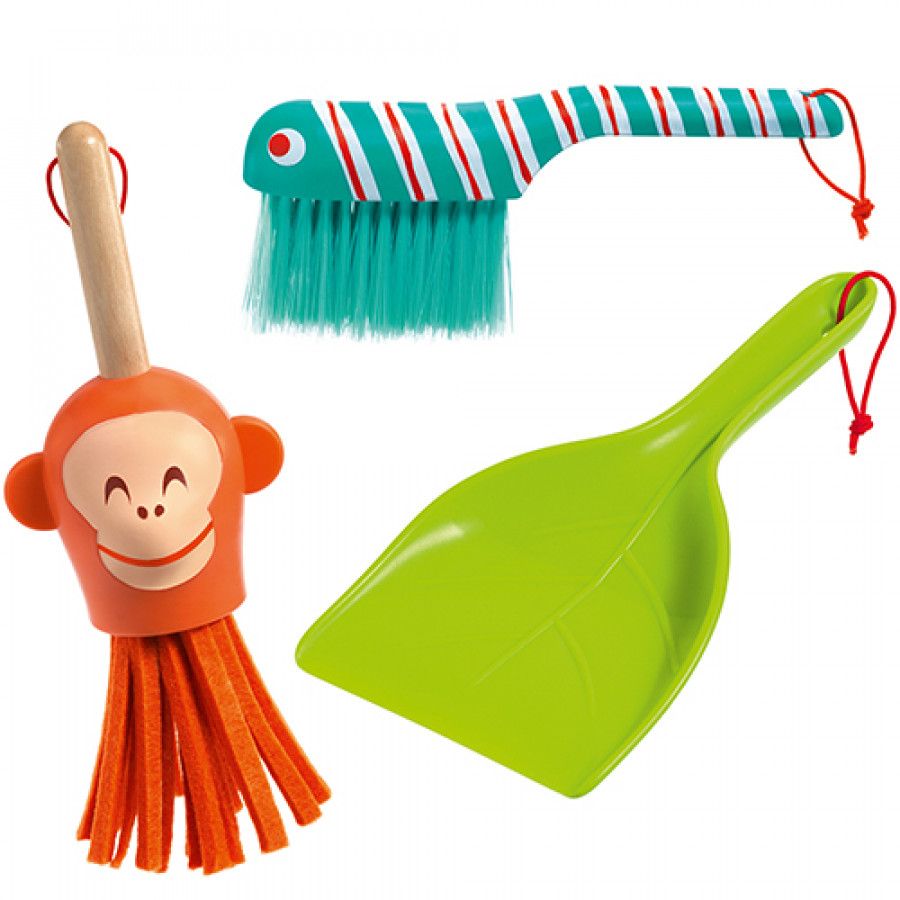 B. toys Wooden Cleaning Toys Clean 'n' Play