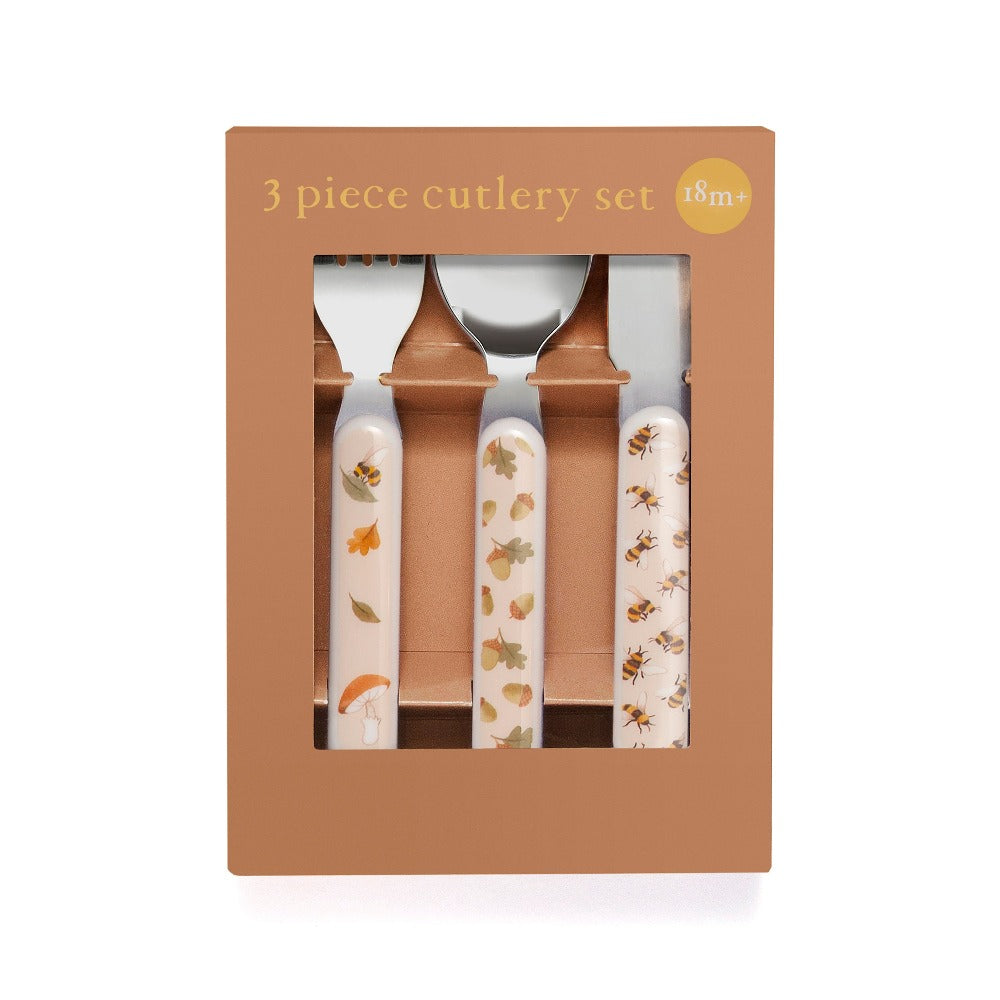 Mushie cutlery set beige – PSiloveyou