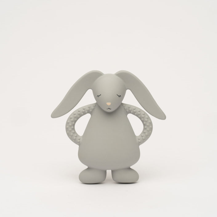 Moonie bijtspeeltje bunny silver 0 mnd