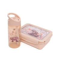 Petit Monkey lunch box bento humming bear linen